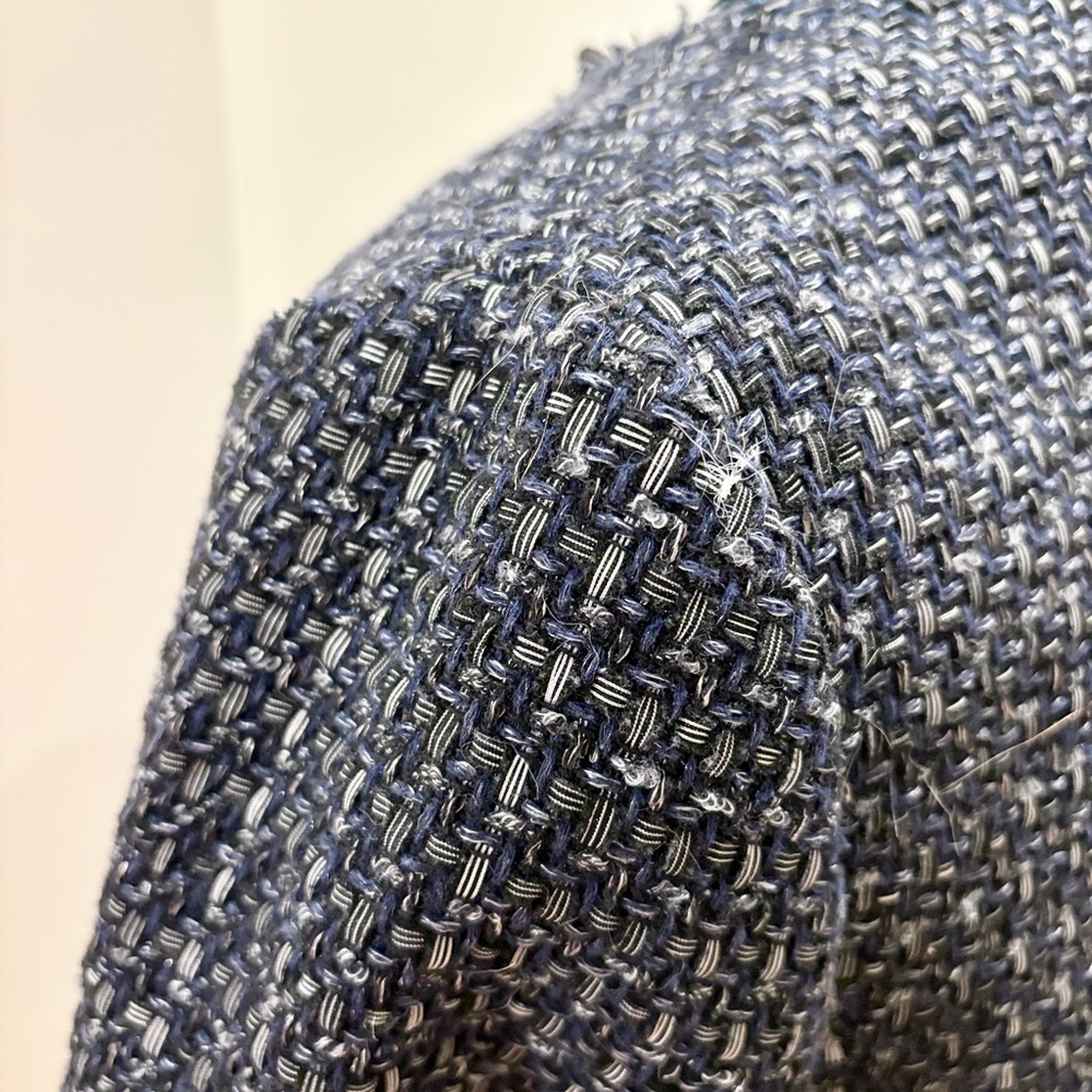 Ann Taylor Navy Tweed Blazer - Picture 4 of 10